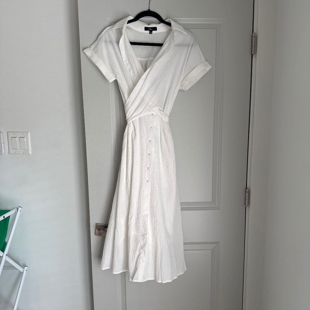White Lulu’s gauze dress size s